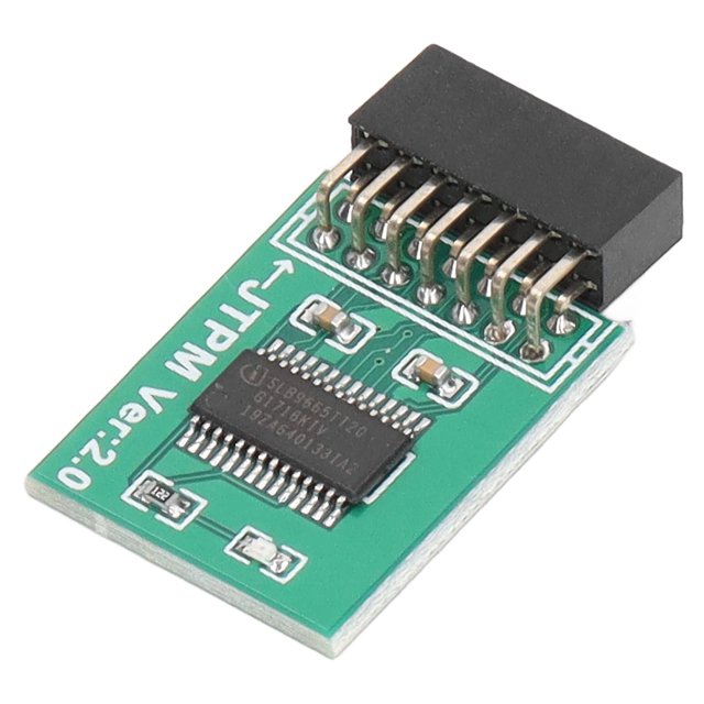 Placa de módulo TPM 2.0 Hyuduo para Win11 Green LPC de 14 pines