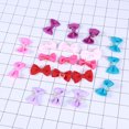 thumbnail image 2 of 20 bandas elásticas multicolores para el pelo, con lazo, para mascotas, gatos y perros (color aleatorio), 2 of 7
