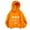Orange, variant on Toddler Girl's Graphic Hoodie Long Sleeve Hooded Sweatshirt Fun Graphic Print Hoodie Pullover Hooded Sweatshirt with No Pocket Fall Pullovers Size 3-4T,Black