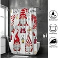 thumbnail image 4 of Coolnut Bath Shower Curtain Liners Cartoon Gnomes Isolated on White 60x72in Polyester Waterproof with 12 Curtain Hooks Bathroom Accessories Decoration, 4 of 6