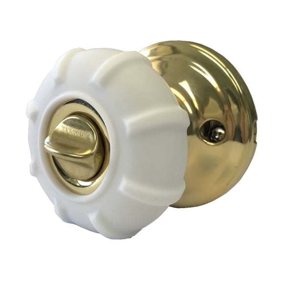 Enjoy Cover - 4 Pack Door Knob Cover Grips Non Slip Arthritis & Senior Living Aids Grippy Easy Open Decorative. Simple Functional Grip White Cove