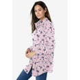 thumbnail image 3 of Woman Within Plus Size Perfect Long Sleeve Shirt, 3 of 6