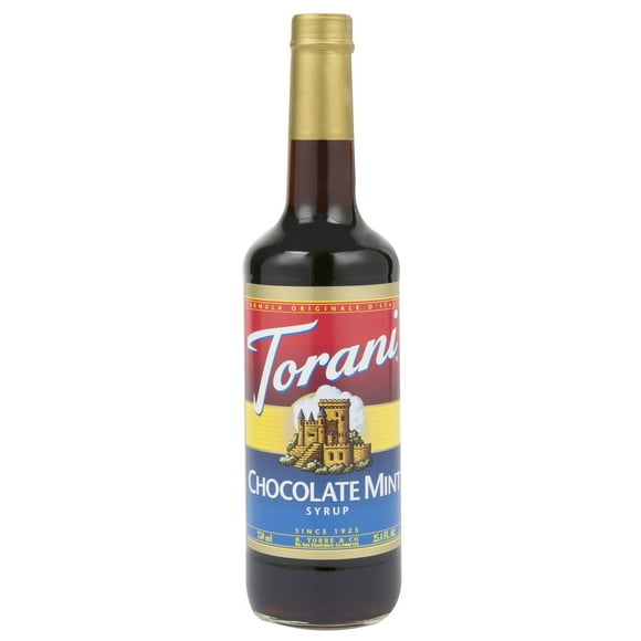 Torani 750 mL Chocolate Mint Flavoring Syrup