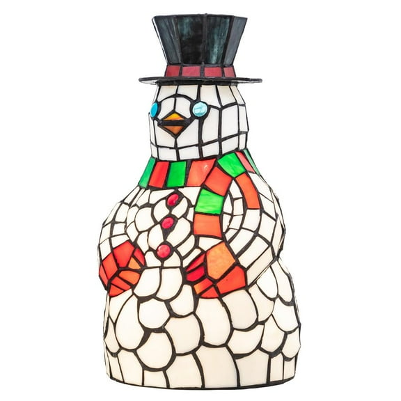 Meyda Tiffany - 18471 - Accent Lamp - Snowman - Ca Flame Green Bl