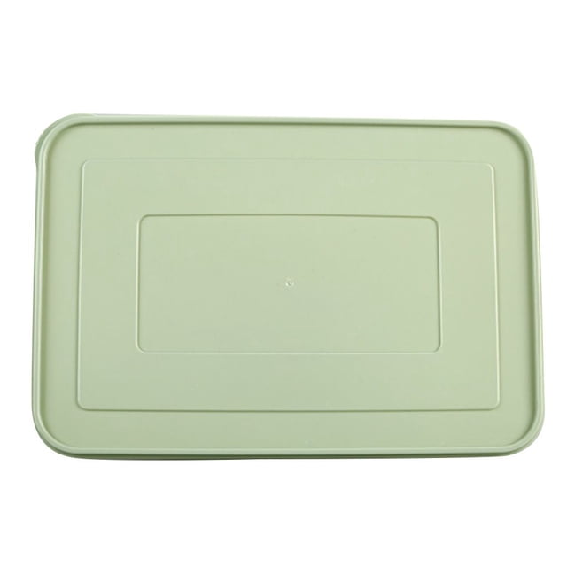 Yuarrent Caja de almacenamiento del envase de comida del refrigerador de la cocina de los accesorios plásticos con la manija Organizadores de utensilios de cocina Verde Yuarrent JJ22820-03