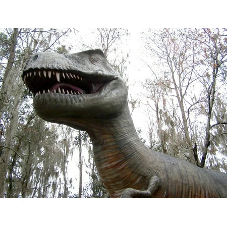 LAMINATED POSTER Dinosaur Dinosaur World Theme Park Florida Poster Print 11 x