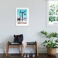thumbnail image 3 of Art.com Ski Utah - Ski Lift Day Scene Art Print by Lantern Press, White Frame Wall Art, 21" x 29", 3 of 5