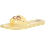 Vince Camuto Womens Evolet Jelly Thong Flip-Flop 5 Fresh Lemon