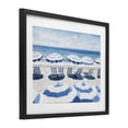 thumbnail image 2 of Stupell Industries Tropical Beach Nice Blue Striped Umbrellas Black Framed Print Under Glass, 16 x 13, by Sisi and Seb, 2 of 8