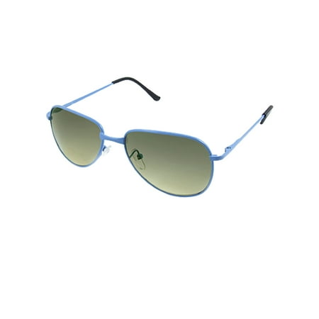 Cornflower Blue Plastic Coated Arms Sunglasses
