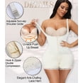 thumbnail image 3 of SHAPEVIVA Shapewear for Women Tummy Control Fajas Colombianas Body Shaper Zipper Open Bust Bodysuit, 3 of 6