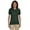 Green, variant on Womens Four Button Placket Side Vent Polo Shirt Womens Tops & T-Shirts Womens Blouses, Style 437W