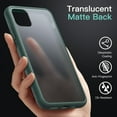 thumbnail image 2 of JETech Matte Case for iPhone 11 Pro Max 6.5-Inch, Shockproof Military Grade Drop Protection, Frosted Translucent Back Phone Cover, Anti-Fingerprint (Dark Green), 2 of 6