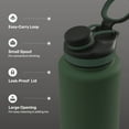 thumbnail image 4 of TAL 40oz Stainless Steel Ranger Water Bottle, Green, 4 of 9