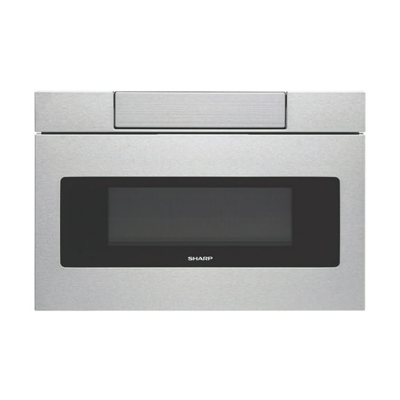 SHARP SMD2477ASC 24” Built-In Microwave Drawer with Hidden Controls, Automatic Drawer Opening, Sensor Cook, Defrost, 1.2 cu. ft.