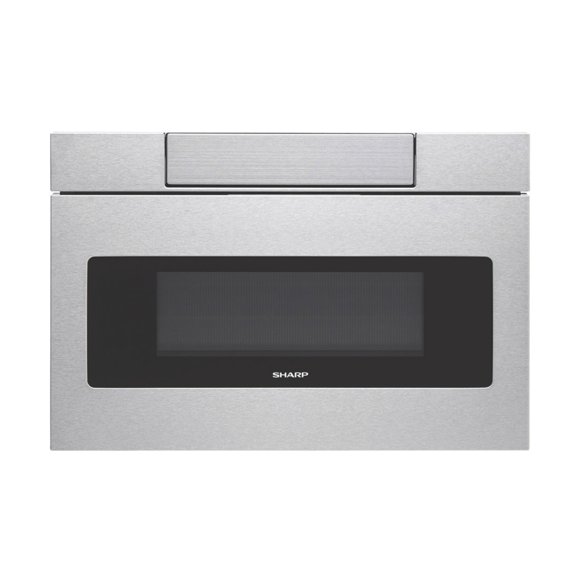 SHARP SMD2477ASC 24” Built-In Microwave Drawer with Hidden Controls, Automatic Drawer Opening, Sensor Cook, Defrost, 1.2 cu. ft.