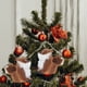 thumbnail image 5 of Figuras de Zorro de Peluche Pequeñas, Mini Estatuas de Zorro Vívidas, Decoración de Árbol de Navidad, 5 of 8