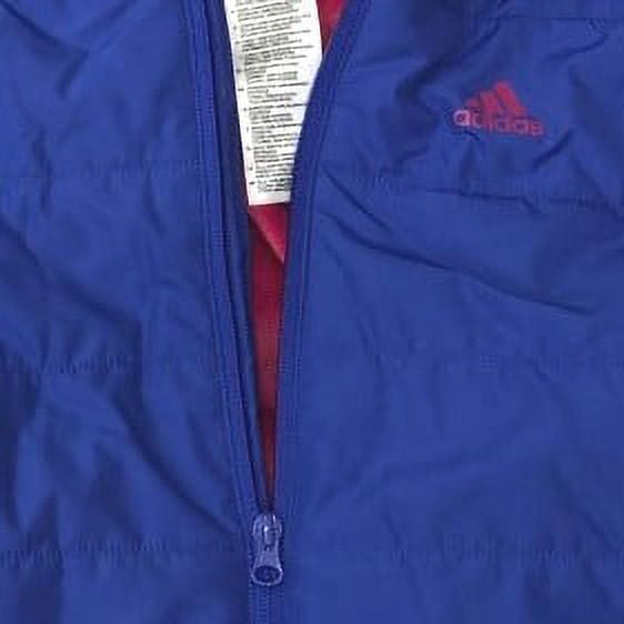 Adidas Girls Blue Pink Ski Jacket Winter Coat X Small 6