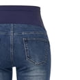 thumbnail image 7 of Stamzod Maternity Pants for Work Over Belly Bootcut Pregnancy Jeans Stretchy Trendy Dressy Casual Flare Denim Pants with Pockets S, 7 of 7