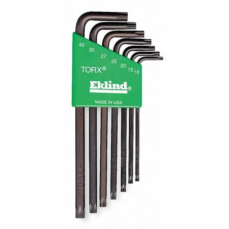 UPC: 0037516119070 | Eklind Torx Key Set L Shape 3 3/8 to 4 7/8 in 11907