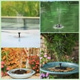 thumbnail image 4 of Labymos Solar Fountain Pump for Bird Bath Upgrade, Solar Bird Bath Fountain with 6 Nozzles,, 4 of 8