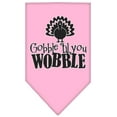 thumbnail image 5 of Pet and Dog Bandana Screen Printed, "Gobble Til You Wobble", 5 of 10