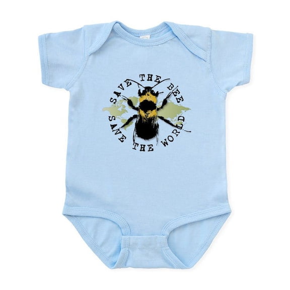 CafePress - Save The Bee... Infant Bodysuit - Baby Light Bodysuit, Size Newborn - 24 Months