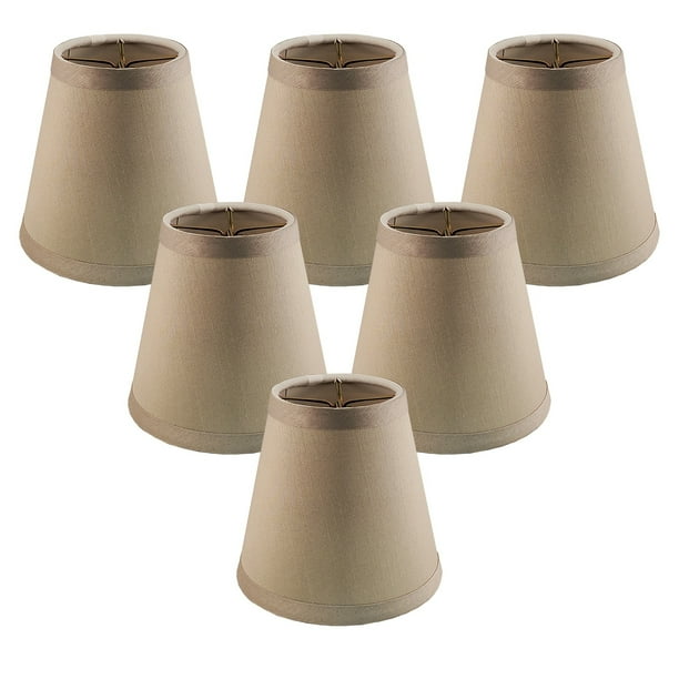 Royal Designs Empire Flame Clip On Chandelier Lamp Shade Gray Set Of 6 Com Royal Designs Empire Flame Clip On, Set Of 6 Small Chandelier Lamp Shades Empire