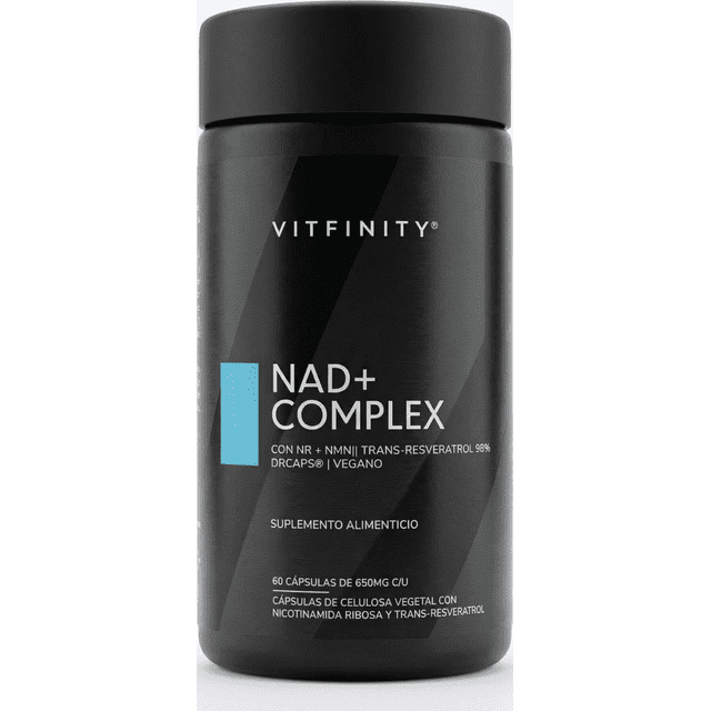 NAD+ Complex 400mg | NMN + NR Doble Precursor | Trans-Resveratrol | DRCaps® - 60 cápsulas