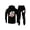 Black-e, variant on Men's Tracksuit 2 Piece Set - Graphic Hoodie Sweatsuits Athletic Jogging Pullover Hoodies Sweatshirt and Sweatpants