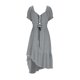 thumbnail image 3 of Vestido de Verano para las Mujeres Playa Color Sólido sin Mangas Hueco Vestido de Midi, Vestido de Fiesta Casual para Vacaciones Y Salidas Diarias, 3 of 8
