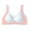 White, variant on Women's Seamless Wireless Push Up Bras With Support And Lift Comfort No Underwire Bralettes Full Coverage Sport Everyday Bra Beige