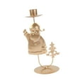 thumbnail image 3 of Candelabro cónico perfecl para velas navideño comedor boda sala de estar 11 cm x 19 cm, 3 of 8
