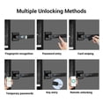 thumbnail image 3 of Puerta Lock De Entrada Sin Llave, Control De La Aplicación One Touch Puerta Huella Dactina Smart Lock Electronic 5 Desbloqueo Con Tarjetas De IC Keys Para La Oficina Del Hotel En, 3 of 7