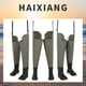 thumbnail image 3 of Yuarrent Ave zancuda de nailon ligera e impermeable para pesca, pantalones para vadear impermeables para hombres y mujeres Pescar gris verde S, 3 of 6