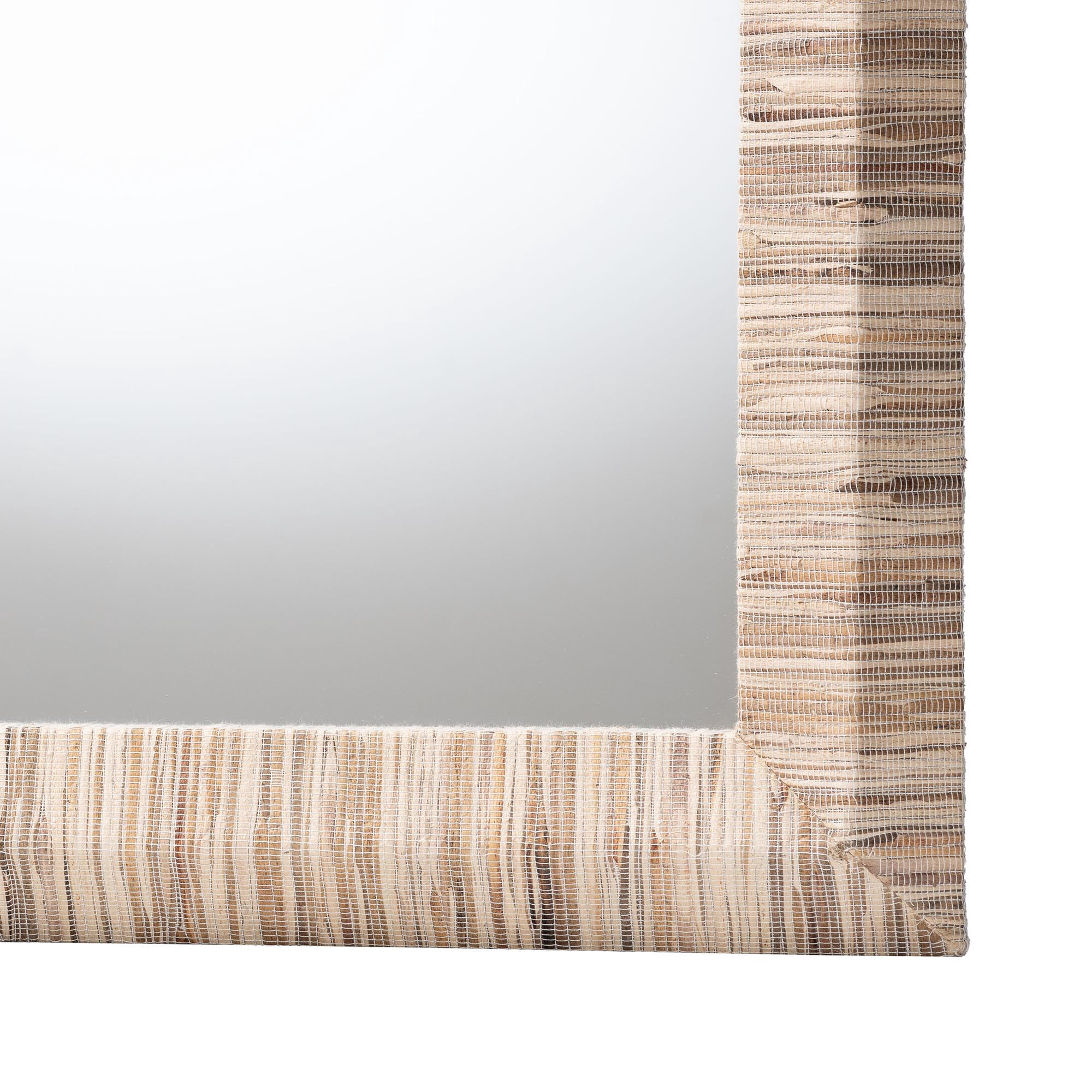 bali & pari Adino Boho Mirror, Square, Natural