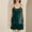 Green, variant on Xihbxyly Womens Pajamas Fashion Solid Color Cami Pajama Set Casual Crew Neck Sleeveless Sleepwear with Shorts
