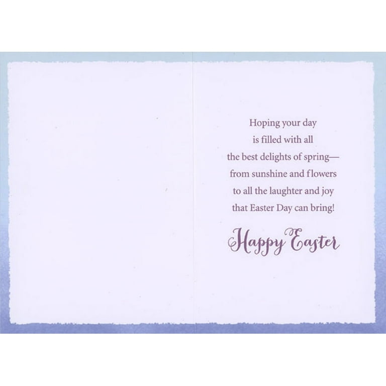 Designer Greetings Bright Easter Wishes: 3 Eggs in Basket Designer Greetings Bright Easter Wishes: 3 Eggs in Basket