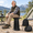 Black-Standard, variant on Collapsible Rolling Camping Stool with Black Wheels, Standard, 1000lb Load Capacity