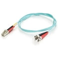 thumbnail image 3 of C2G 2m LC-ST 10Gb 50/125 Duplex Multimode OM3 Fiber Cable - Aqua - 6ft - patch cable - 2 m - aqua, 3 of 4