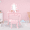 Pink, variant on COZONY Kids Vanity Table, Tri-Folding Mirror and Makeup Dressing Chair Set, 3 Drawers and 4 Cabinets, Wooden Makeup Playset, Ideal Princess Gift for Ages 4-9 Girls, White