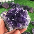 thumbnail image 3 of EOEMY 10-150G Large Natural Amethyst Cluster Quartz Crystal Druzy Geode Healing Stones-80-100G, 3 of 5