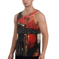 thumbnail image 2 of Fuzoiu Abstract Skull Guitar Art Print Men's Workout Tank Tops,Sleeveless Gym Shirt Quick Dry,Fitness Bodybuilding T-Shirt,Muscle Athletic Workout Tee-4X-Large, 2 of 7