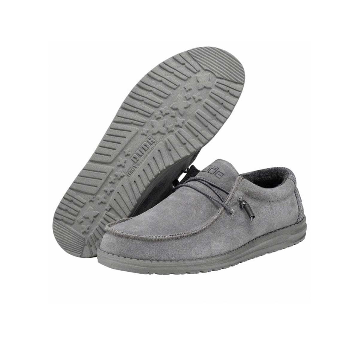 Hey Dude Mens Wally - Suede Ash 