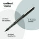 thumbnail image 4 of Bolígrafo Uniball Vision con micropunta de 0,5 mm, color negro, paquete de 12 unidades, 4 of 7