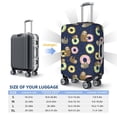 thumbnail image 6 of Kdxio Sloth with Donuts Pattern Luggage Cover for Travel,Elastic and Durable,Fits 18-32 Inch,Anti-Scratch Suitcase Protector, 6 of 9