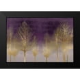 thumbnail image 2 of Bennett, Kate 18x13 Black Modern Framed Museum Art Print Titled - Gold Forest on Purple, 2 of 5