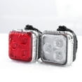 thumbnail image 3 of Bangcool Square Bike Light Set Plastic Bicycle Headlight Bike Light Strap Bike Tail Light, 3 of 10