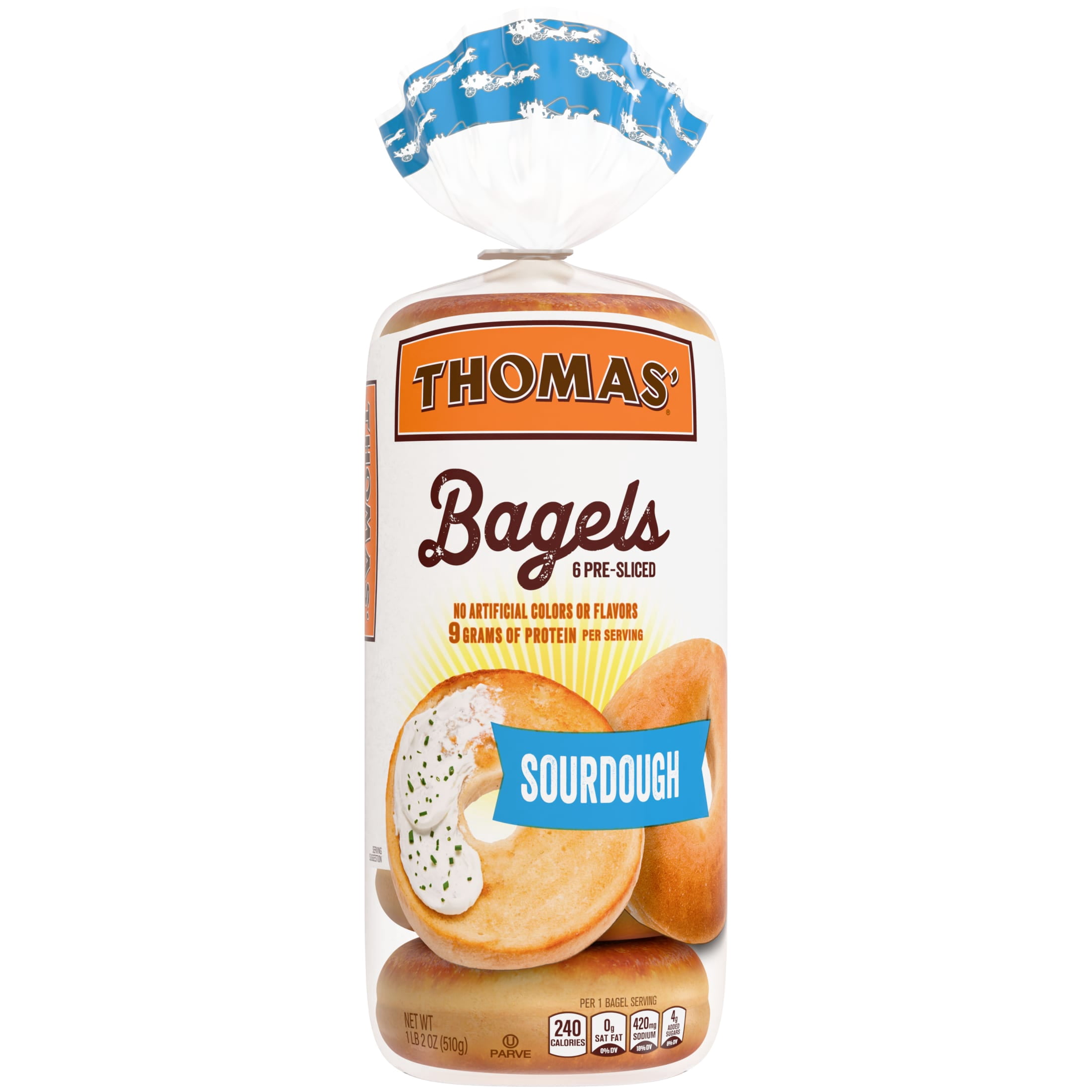 Thomas' Sourdough Bagels, 6 count, 18 oz