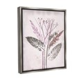 thumbnail image 4 of Stupell Industries Botanical Imprint Shapes Botanical & Floral Painting Gray Floater Framed Canvas Art Print Wall Art, 25 x 31, 4 of 10